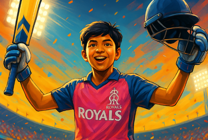 Vaibhav Suryavanshi: 14-year-old Wonder Kid, Youngest T20 Centurion in IPL 2025|